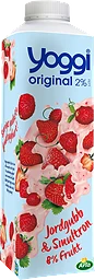 Yoghurt Original Jordgubb & smultron 2%