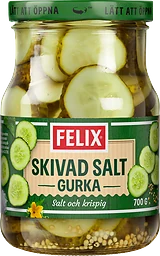 Saltgurka Skivad
