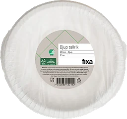 Tallrik 20cm Djup