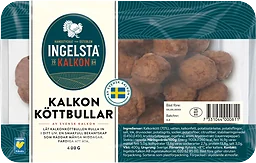 Köttbullar Kalkon Stekta