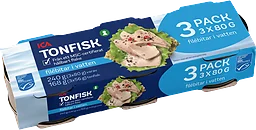 Tonfisk i vatten 3x80g 240g