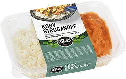 Korvstroganoff med Ris