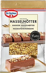 Hasselnötter Hackade