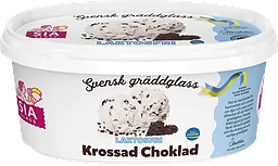 Laktosfri Gräddglass Krossad choklad
