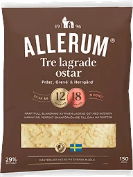 Tre Lagrade Ostar 12 & 18 Mån