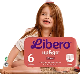 Byxblöjor Up&Go Strl 6 13-20kg 27-p
