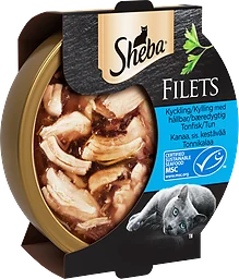 Kattmat Filéer Kyckling & tonfisk