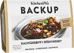 Kalvfärsbiff I Rödvinssky Kitchenwiz