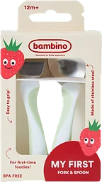 Bestick Äta själv Blandade färger 6m+