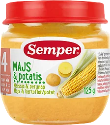 Barnmat Majs & potatis 4 Mån