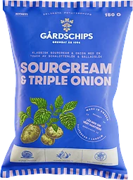 Sourcream & Triple Onion Chips
