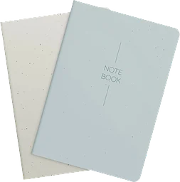Notebook Blå /Beige A5