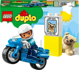 DUPLO Polismotorcykel 10967