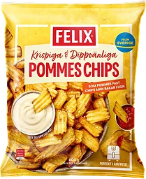 Pommes Chips Krispiga Dippvänliga