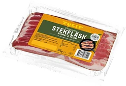 Stekfläsk Rimmat och Skivat