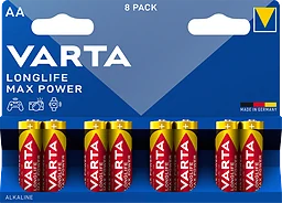 Batteri Longlife Max Power AA 8-pack