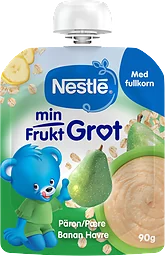 Min frukt Grötklämmis Päron, banan & havre 6 Mån