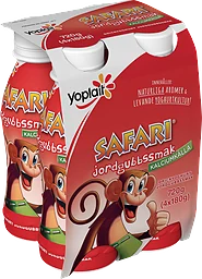 Safari Jordgubbssmak Drickyoghurt