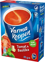 Tomat Basilika Varma Koppen Soppa Pulver/3 Port