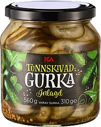 Tunnskivad Gurka 560g