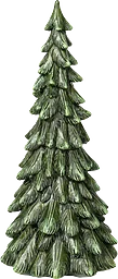 Julgran 24cm polyresin Nordic Season