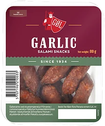 Garlic Salami Snacks