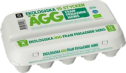 Ägg Eko Ekologisk Produktion Medium