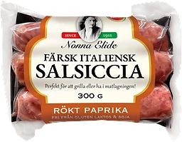 Färsk korv Salsiccia rökt paprika