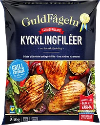 Grillade kycklingbröstfiléer grillkrydda Fryst