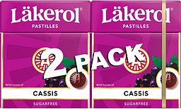 Halstabletter Cassis 2-p Sockerfri