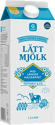 Lättmjölk Längre Hållbarhet