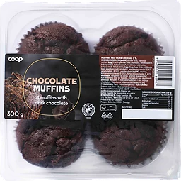 Chokladmuffins 4-pack