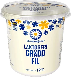 Gräddfil Laktosfri 12%