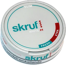 Portionssnus Vit Slim Fresh Xtra Stark