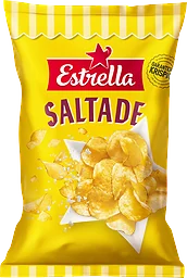 Potatischips Saltade