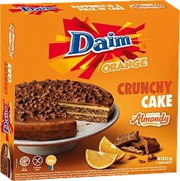 Mandeltårta Daim Orange