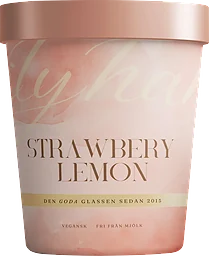 Glass Strawberry & Lemon