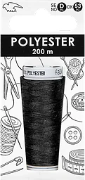 Sytråd syntet 200m svart