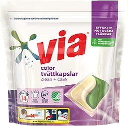 Color Clean + Care Tvättkapslar