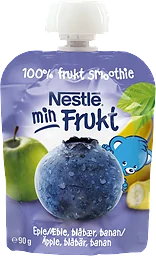 Min Frukt Smoothie Min Äpple, blåbär & banan 6 Mån