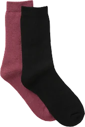 Thermosocka svart/rosa 36/38