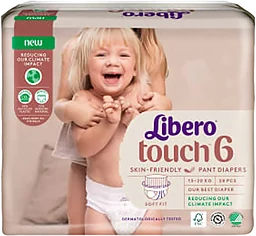 Byxblöjor Touch Strl 6 13-20kg 28-p Miljömärkt