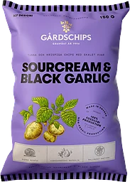 Chips Sourcream & black galic