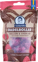 Hallon Choklad Dadelboll