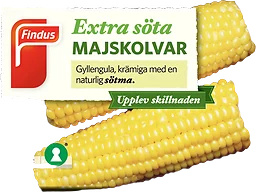 Extra söta Majskolvar Fryst