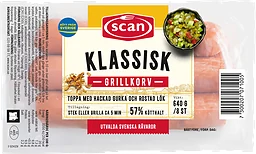 Grillkorv med Skinn
