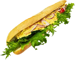 Baguette Med Kycklingröra