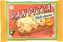 Chili Cheese Pan Pizza