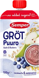 Gröt Äpple Blåbär