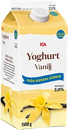 Yoghurt Vanilj Mild 2%